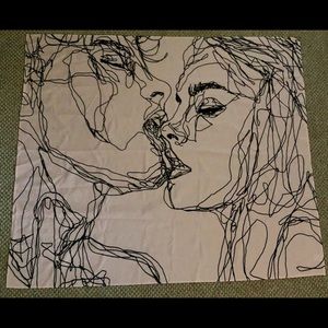 Kiss More Often Tapestry